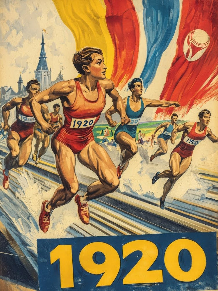 Aihrgdesign A Vintage Sports Poster For The 1920 Antwerp Olym 56dfdcfa 8072 435f Bed3 3fc31d1b1034 2