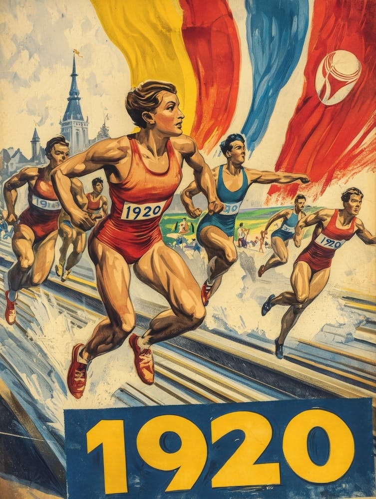 Aihrgdesign A Vintage Sports Poster For The 1920 Antwerp Olym 56dfdcfa 8072 435f Bed3 3fc31d1b1034 2