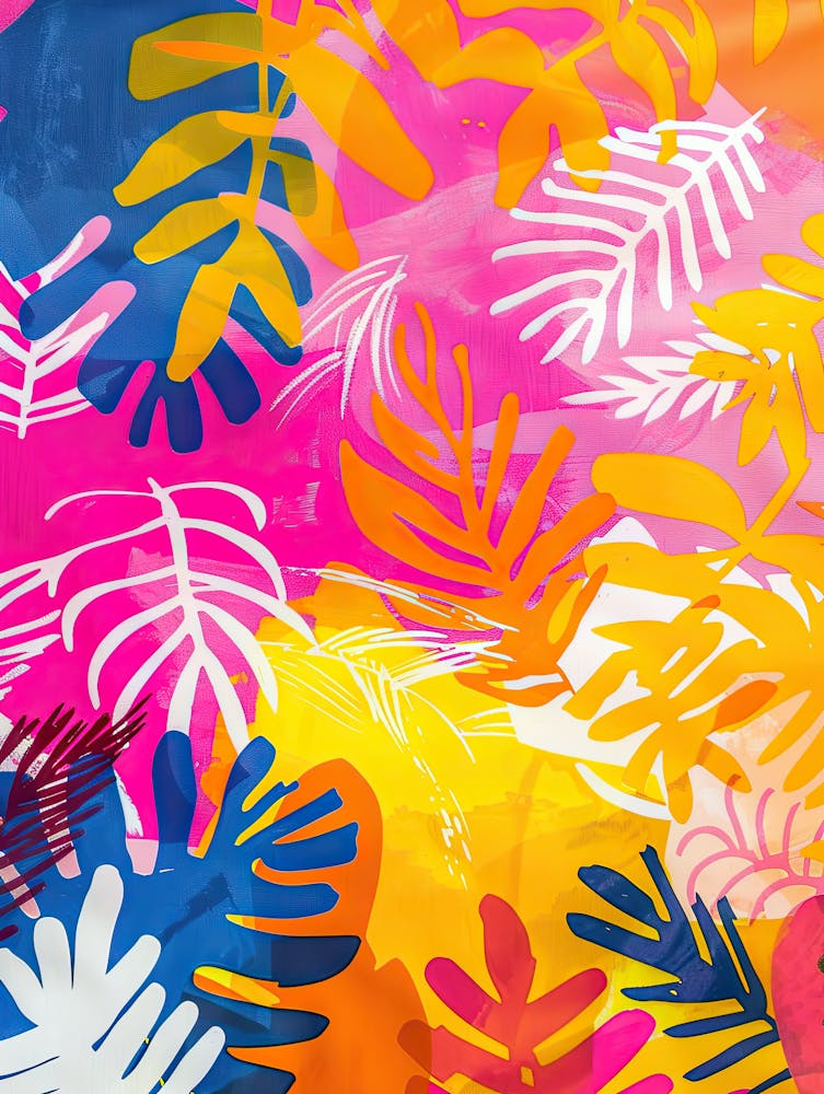 Kaleidoscope Jungle Matisse Style