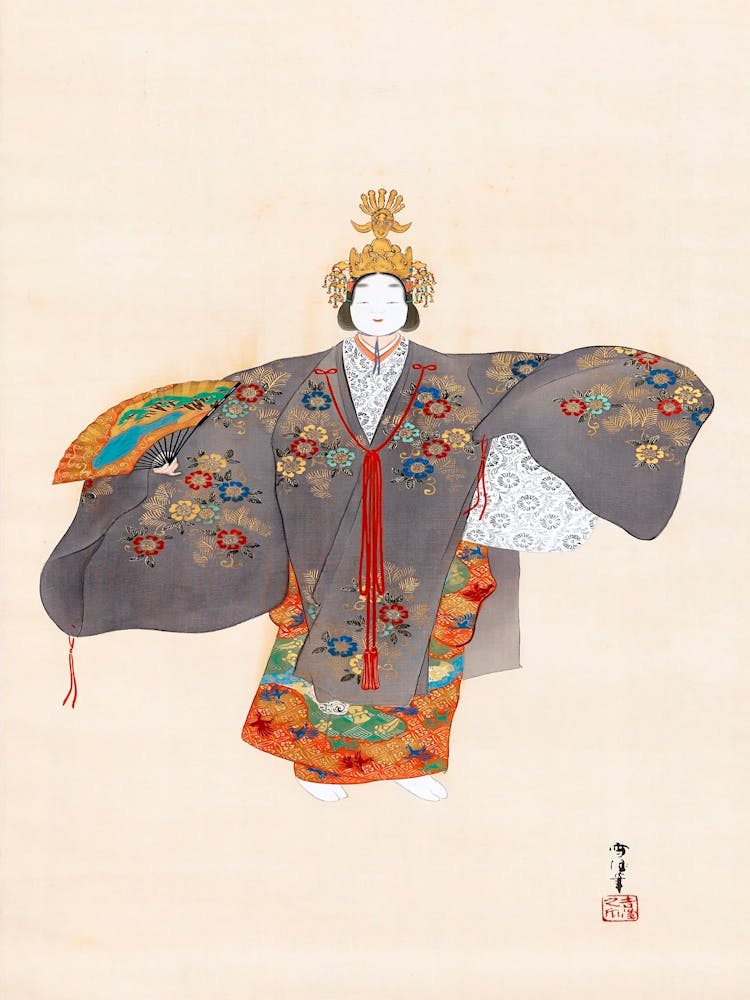 Japanese Woman (1920s 1930s), Kamisaka Sekka