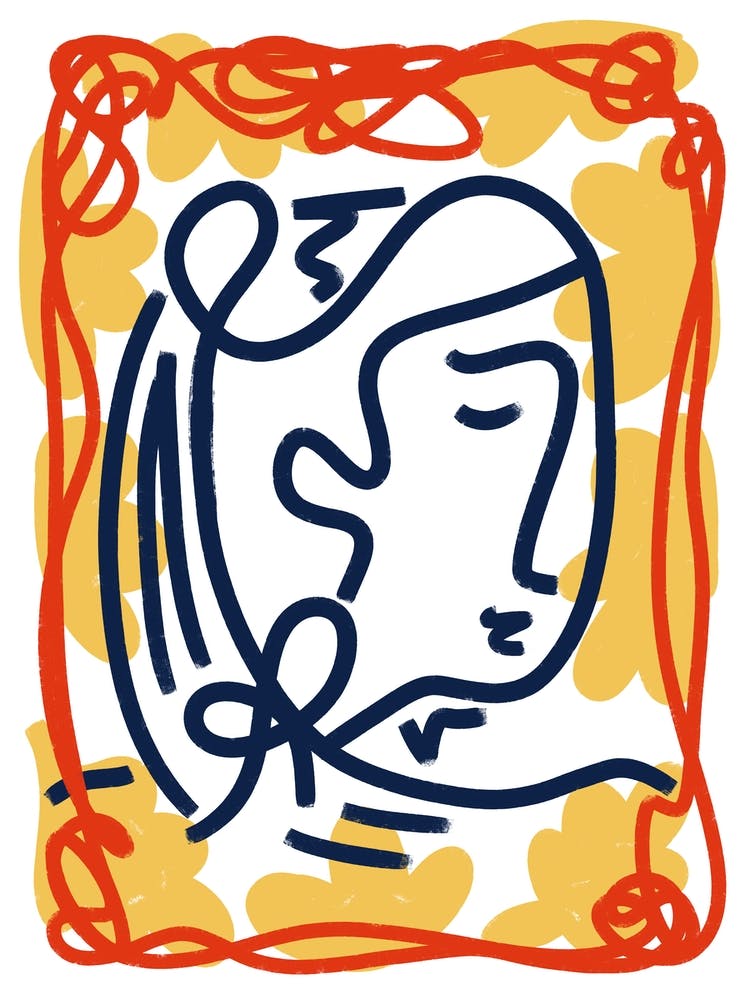 Girl With Cubic Zirconia Earing