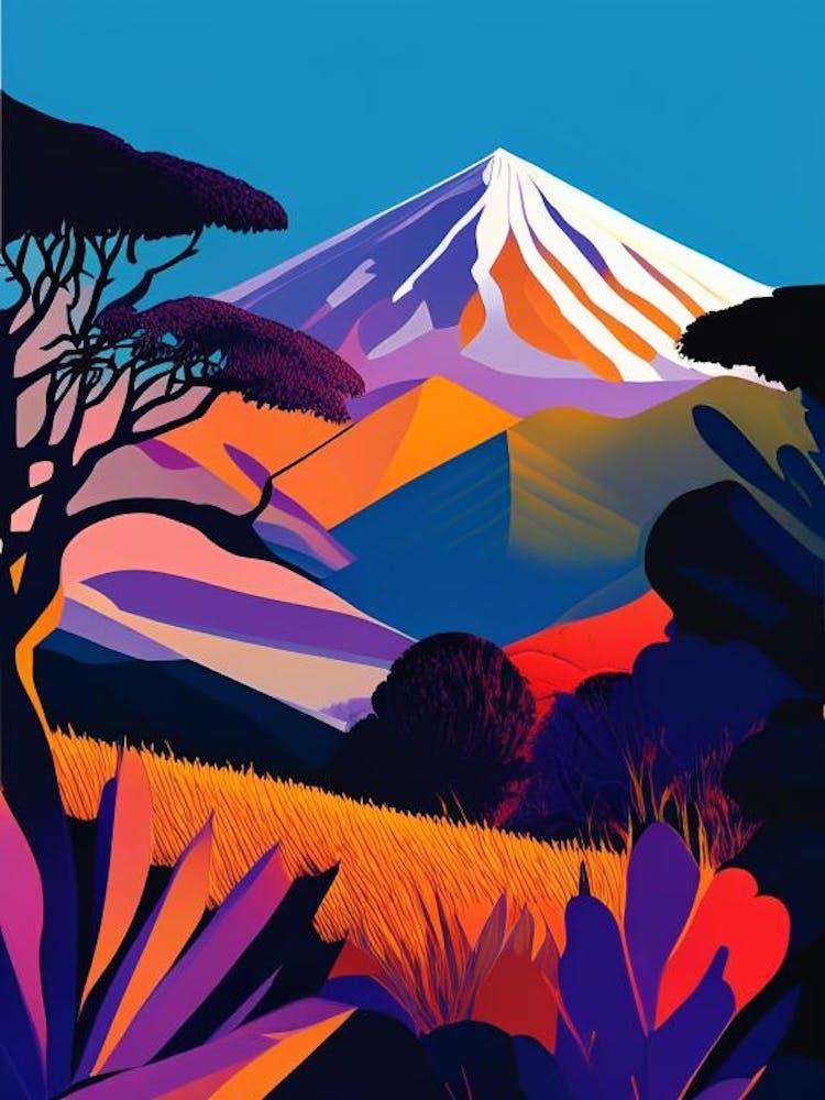 Tongariro National Park New Zealand Pop MatisseII