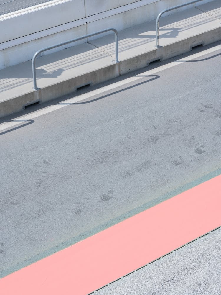 Aesthetic Race Circuit  With Pink Detail