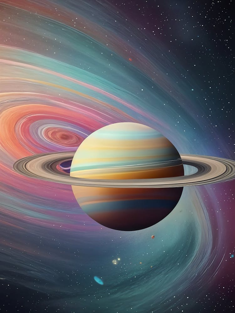 Rainbow Saturn