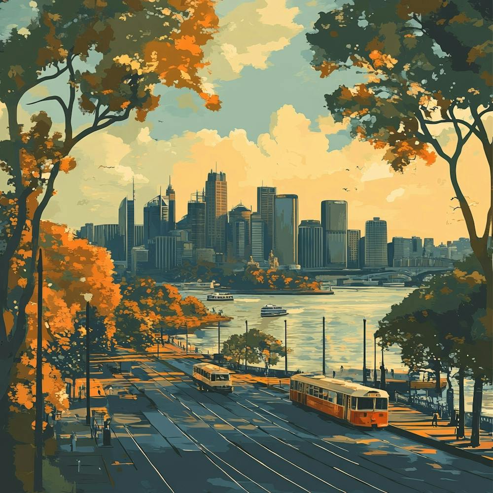 Sydney Cityscape Art