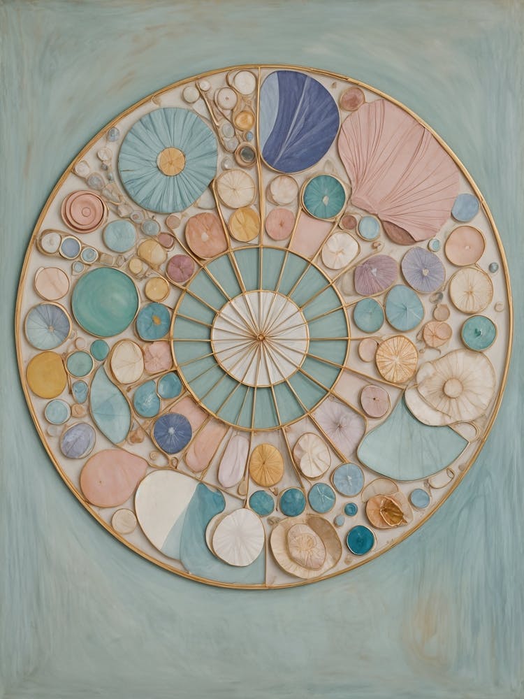 Pastel Decorated Wheel