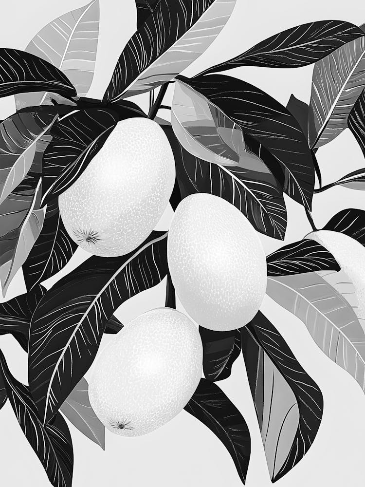 Black And White Fruit