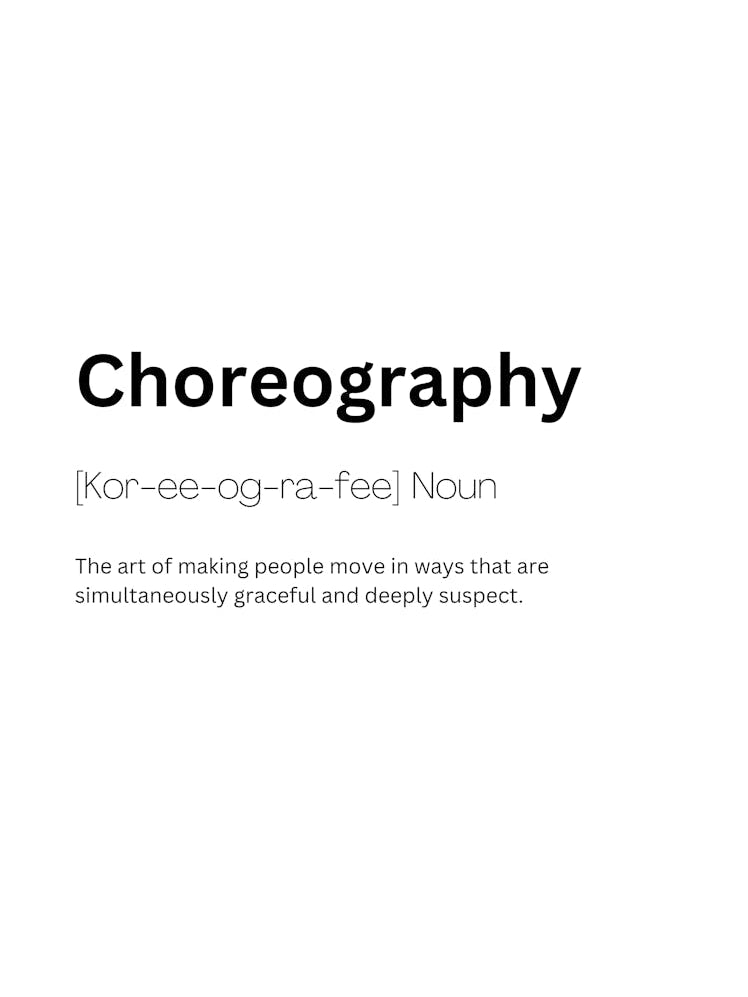 Choreography Definition Meaning