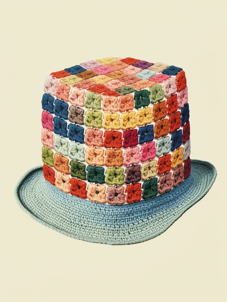 Crochet Hat Illustration 4