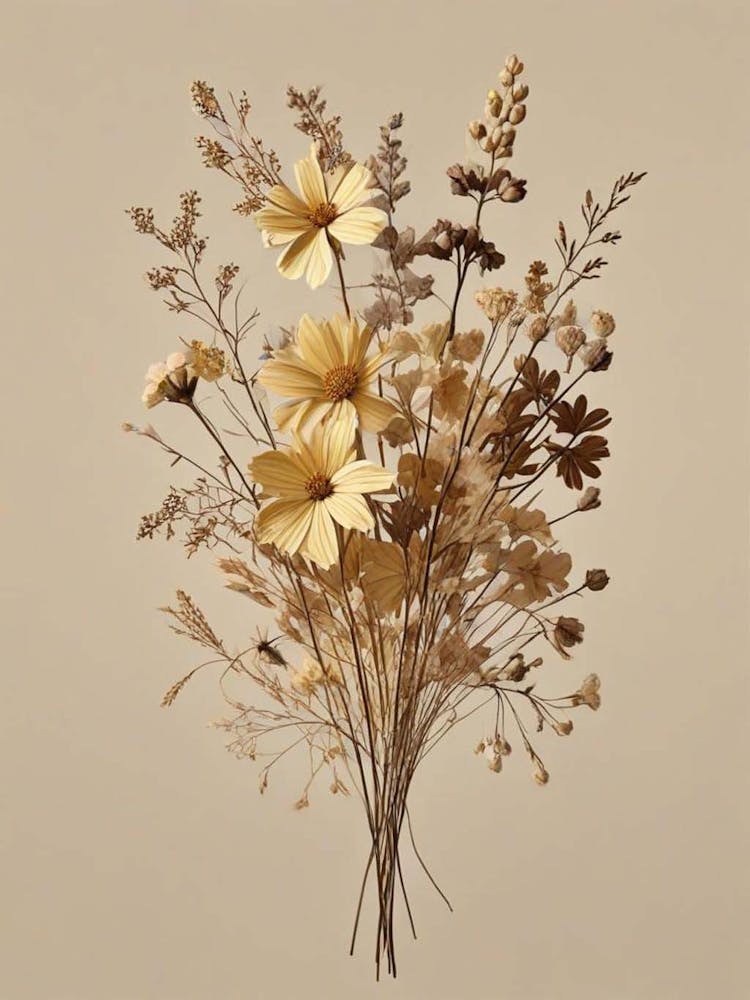 Fleurs Sechees, Dried Flowers Exhibition Poster 23 (5)