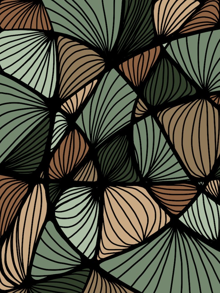 Abstract  Organic Earth Jungle