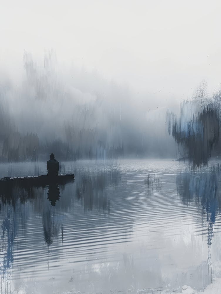 Man In A Canoe 1