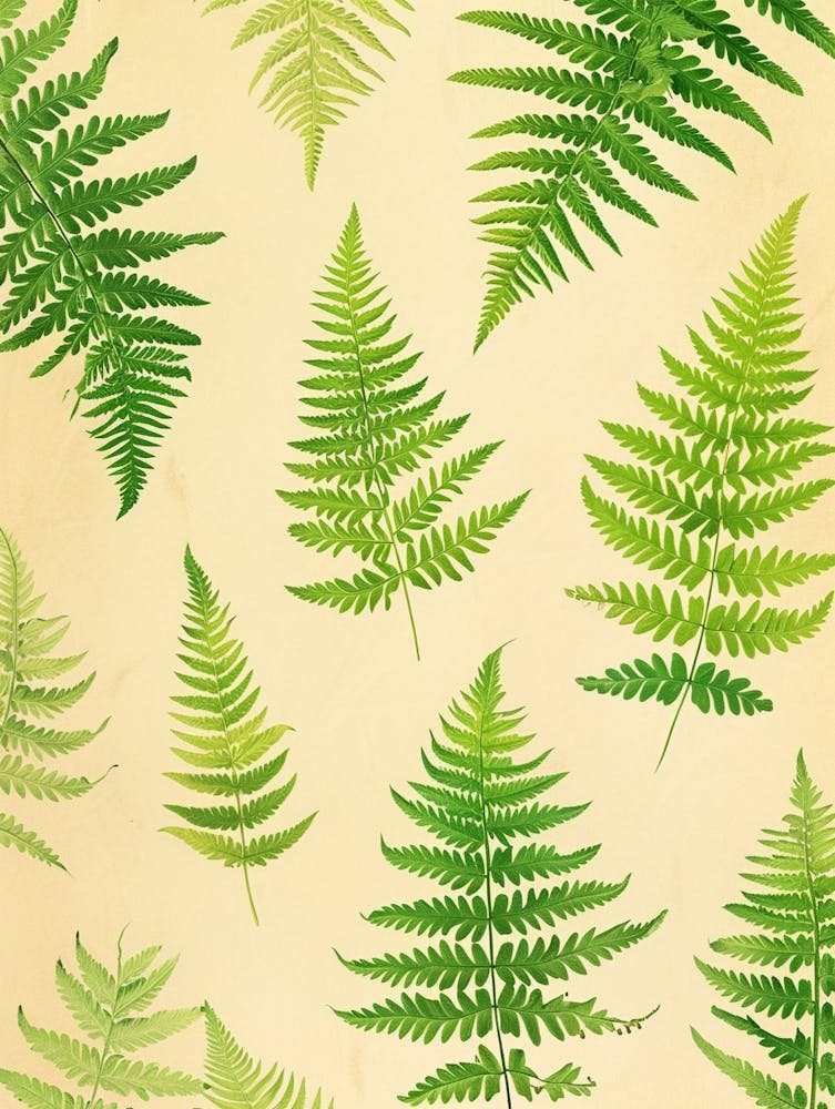 Pattern Poster Lady Fern 1
