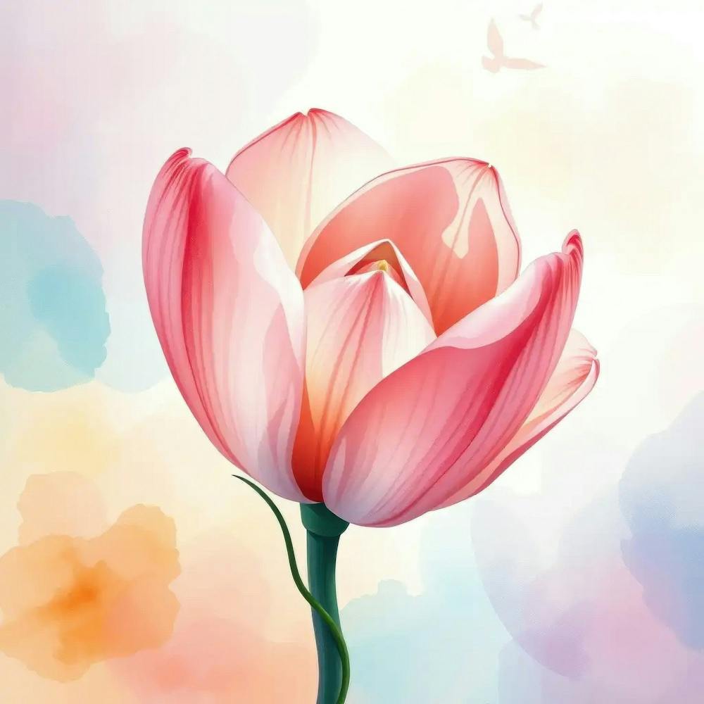 Pink Tulip 1