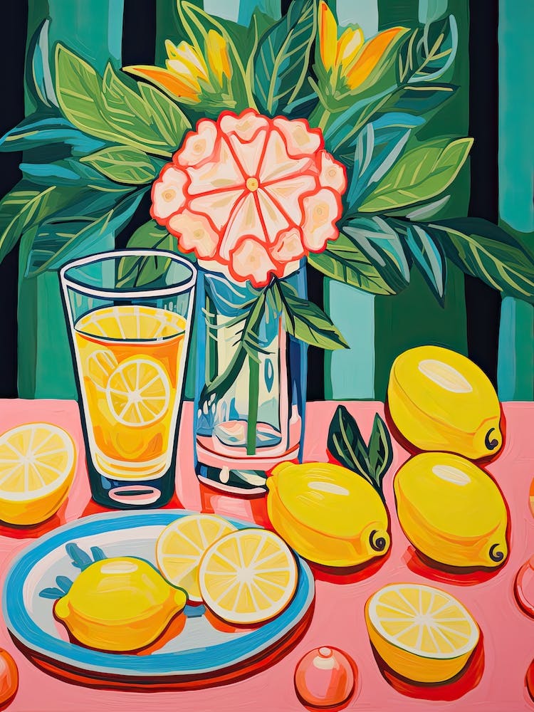 Amalfi Lemons Mediterranean View 0