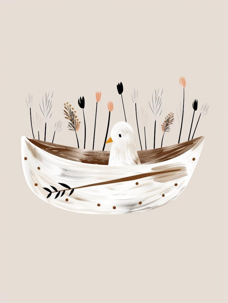 Bird In A Boat