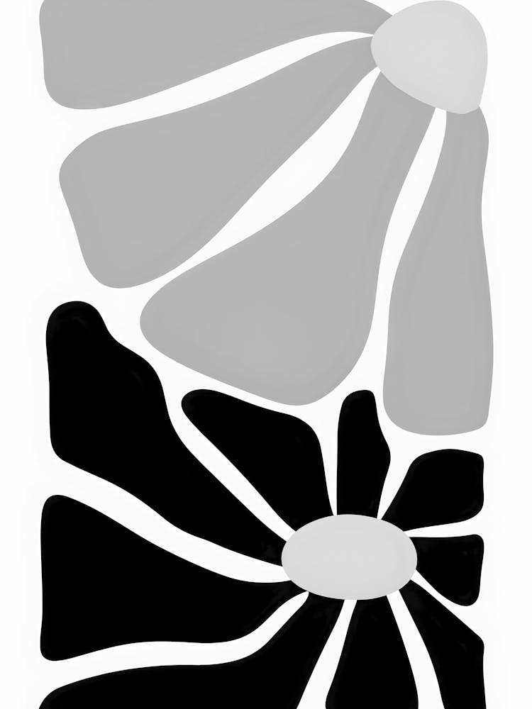 Black And White Flowers 137