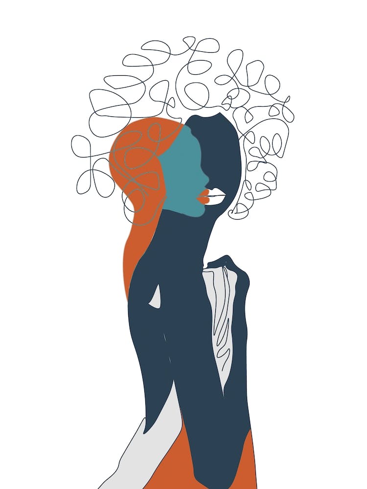 Woman With Afro Hair