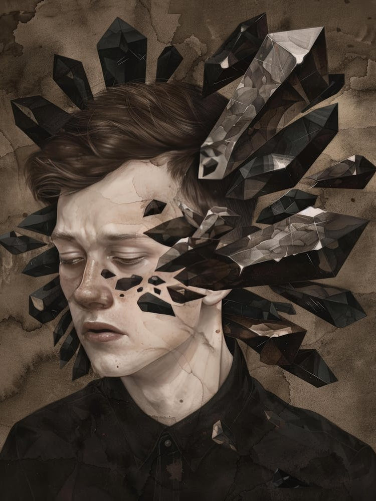 Man With Crystals In His Head