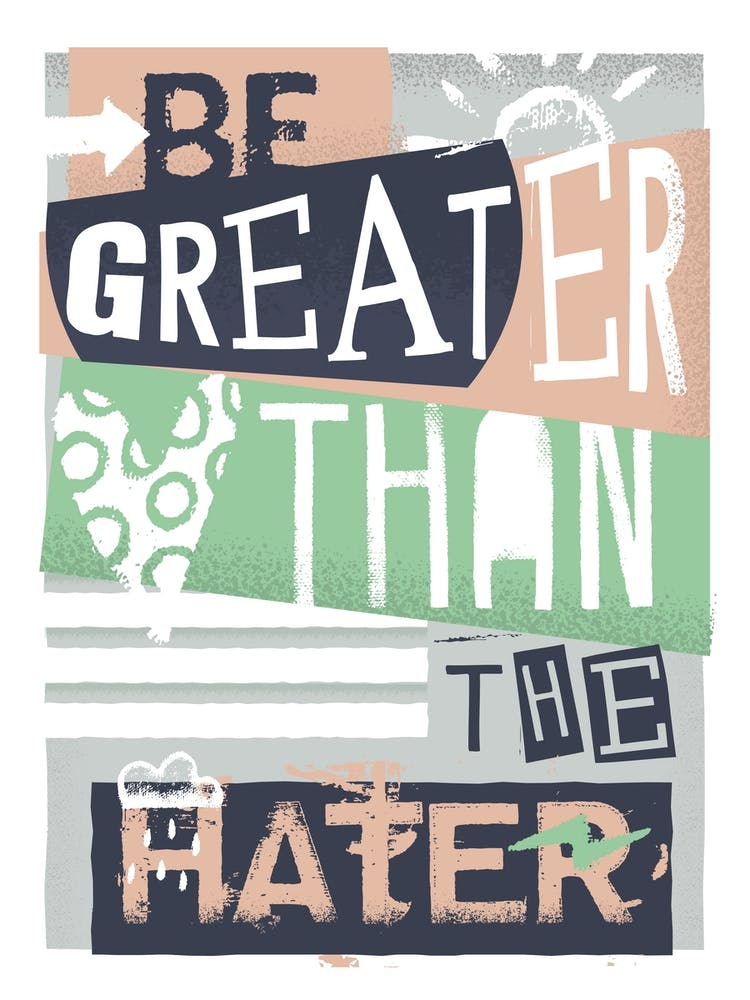 Be Greater Than The Hater Pink