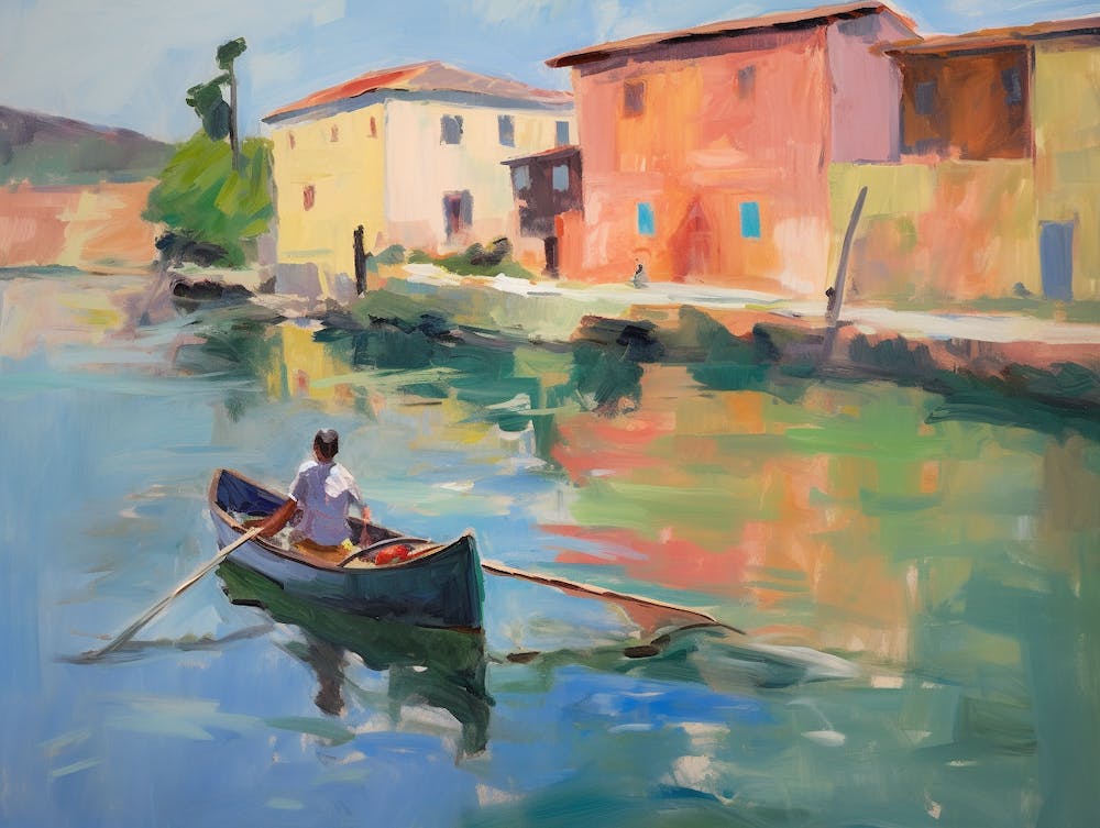 Man In A Boat