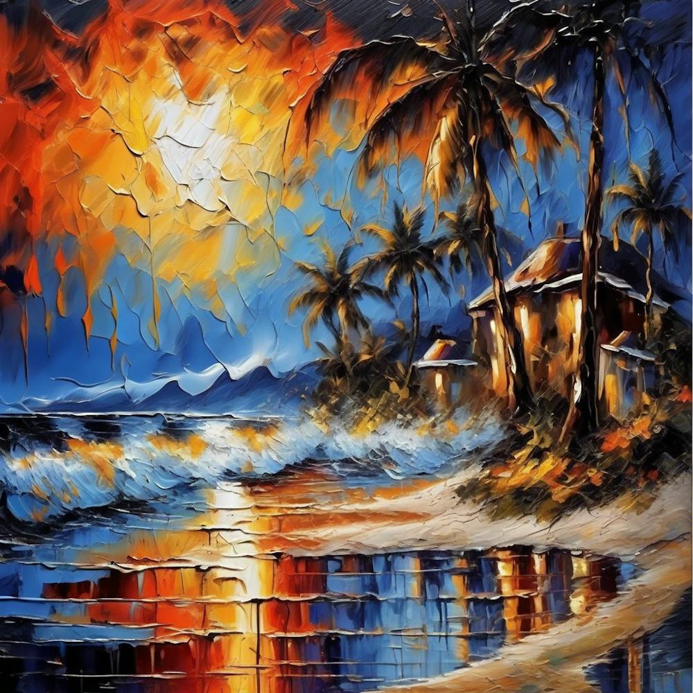 Sunset On The Beach