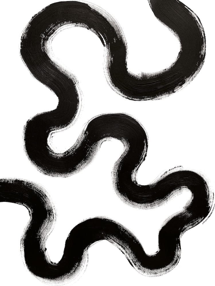 Around Black Abstract