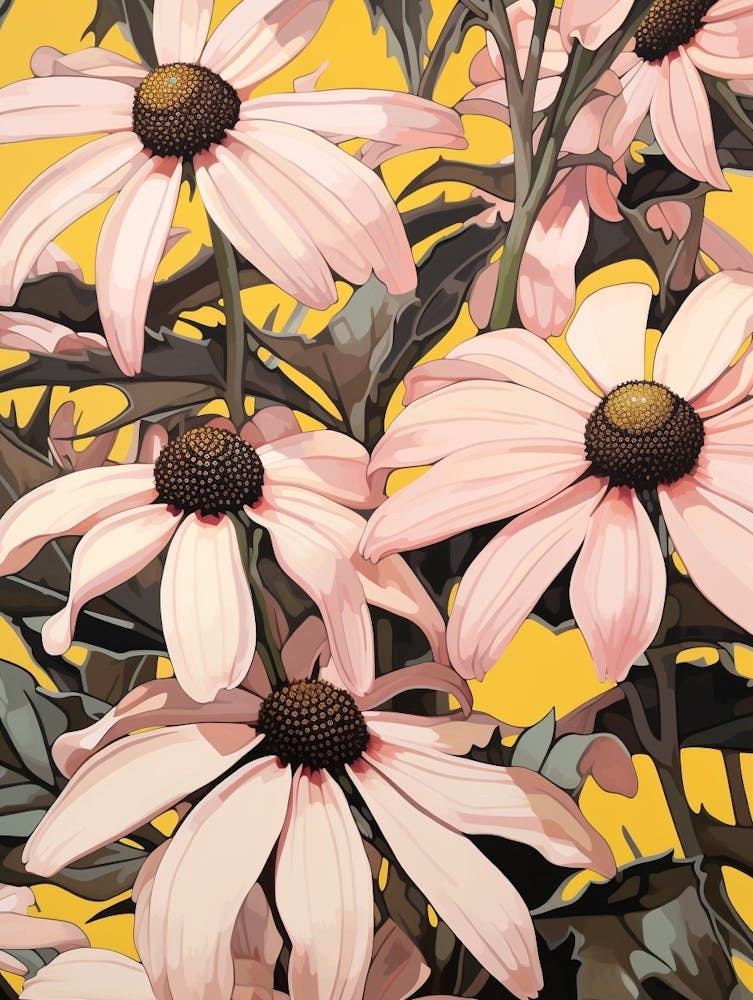 Black Eyed Susan 2 Flower Painting