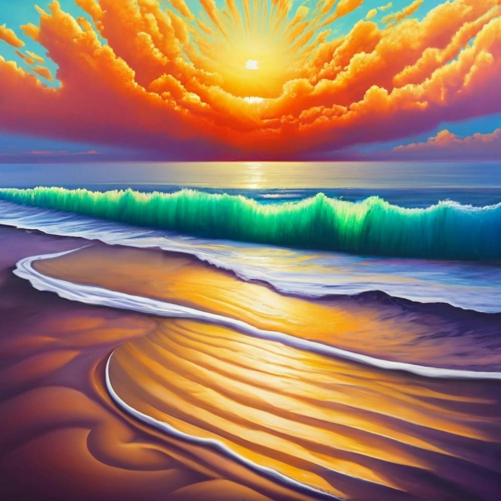 Sunset On The Beach