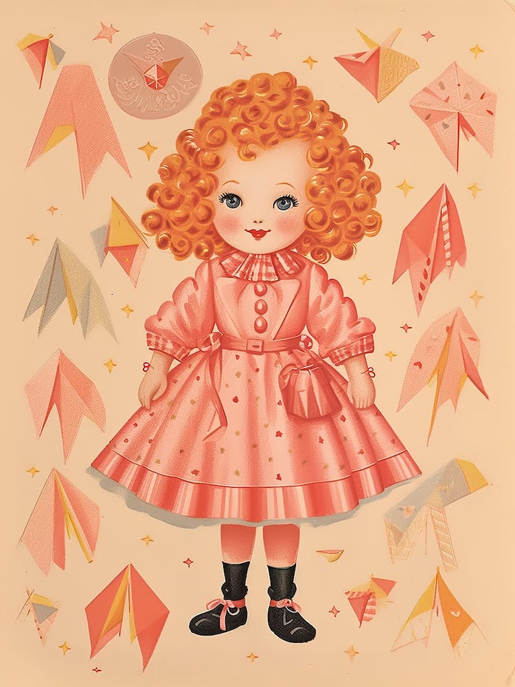 Vintage Paper Doll Kitsch 11