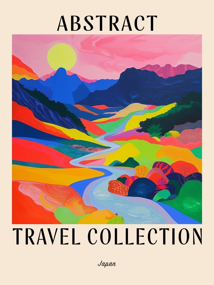 Abstract Travel Collection Poster Japan 4