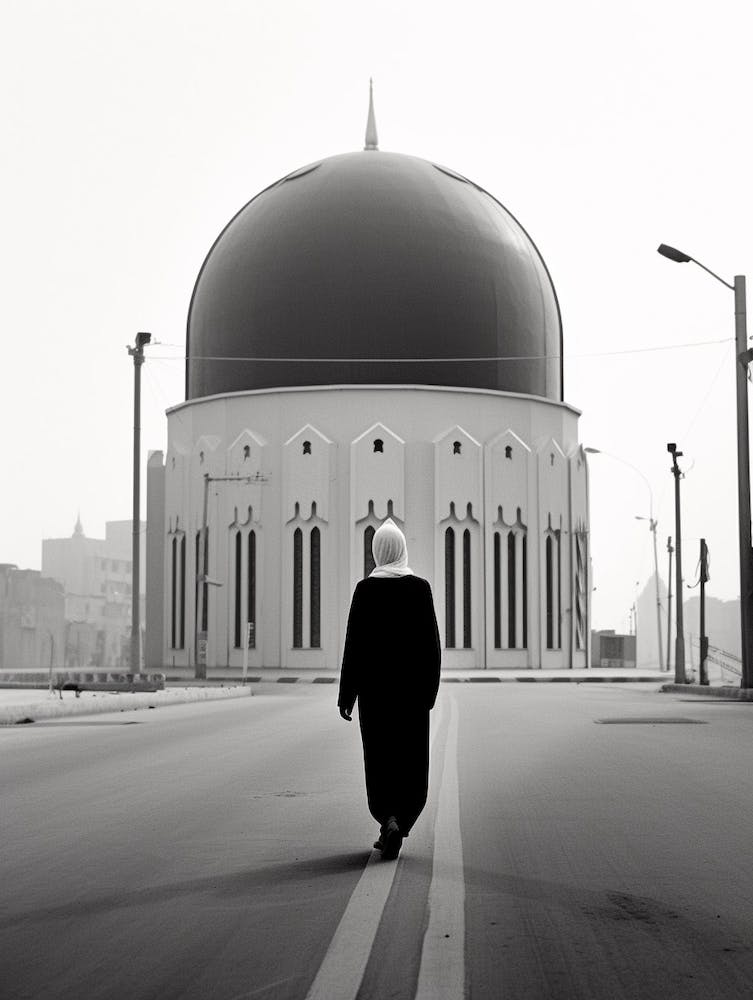 Riyadh, Saudi Arabia, Black And White Old Photo 4