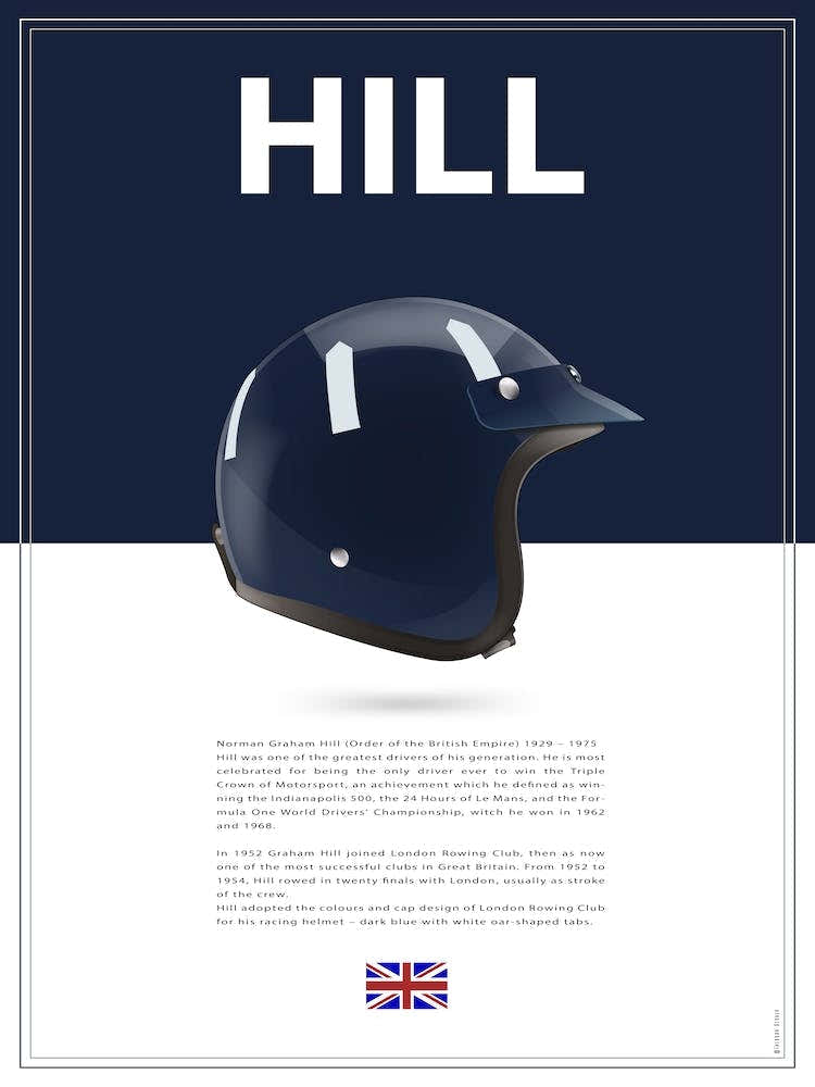 Graham Hill Helmet
