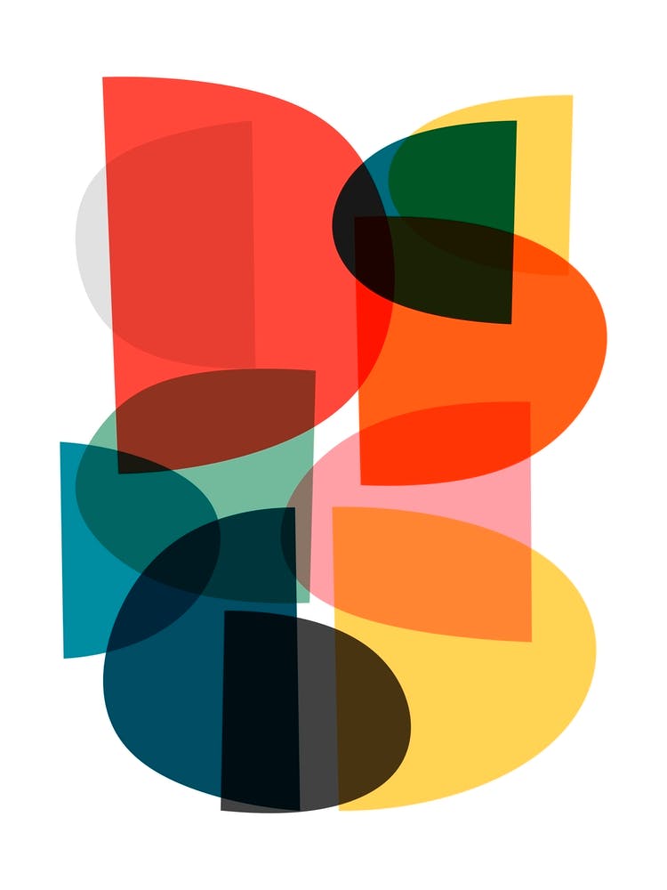 Modern Colorful Abstract Art A