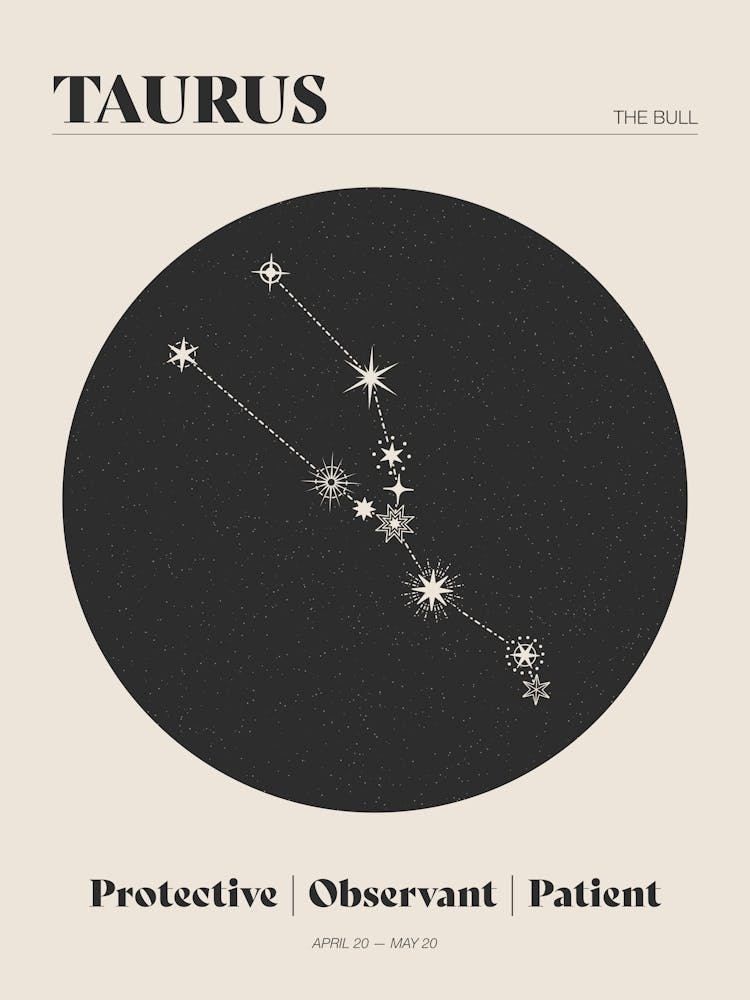 Astrologie Konstellation - Taurus