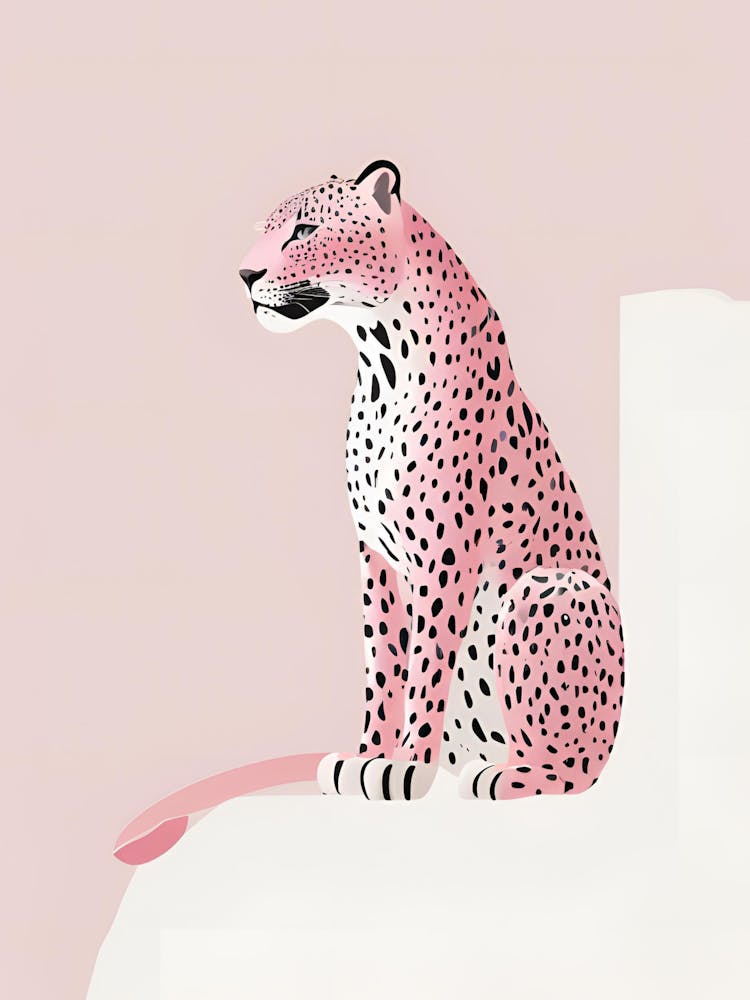 Pink Leopard Print