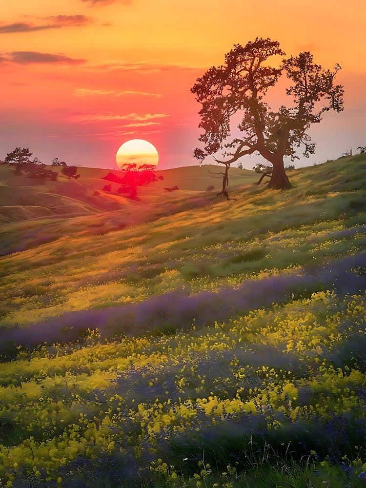 Sunset In California