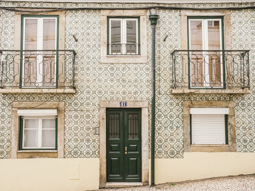 Lisbon Tile Facade And Door