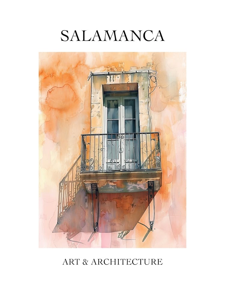 Salamanca Travel And Architecture Poster 1
