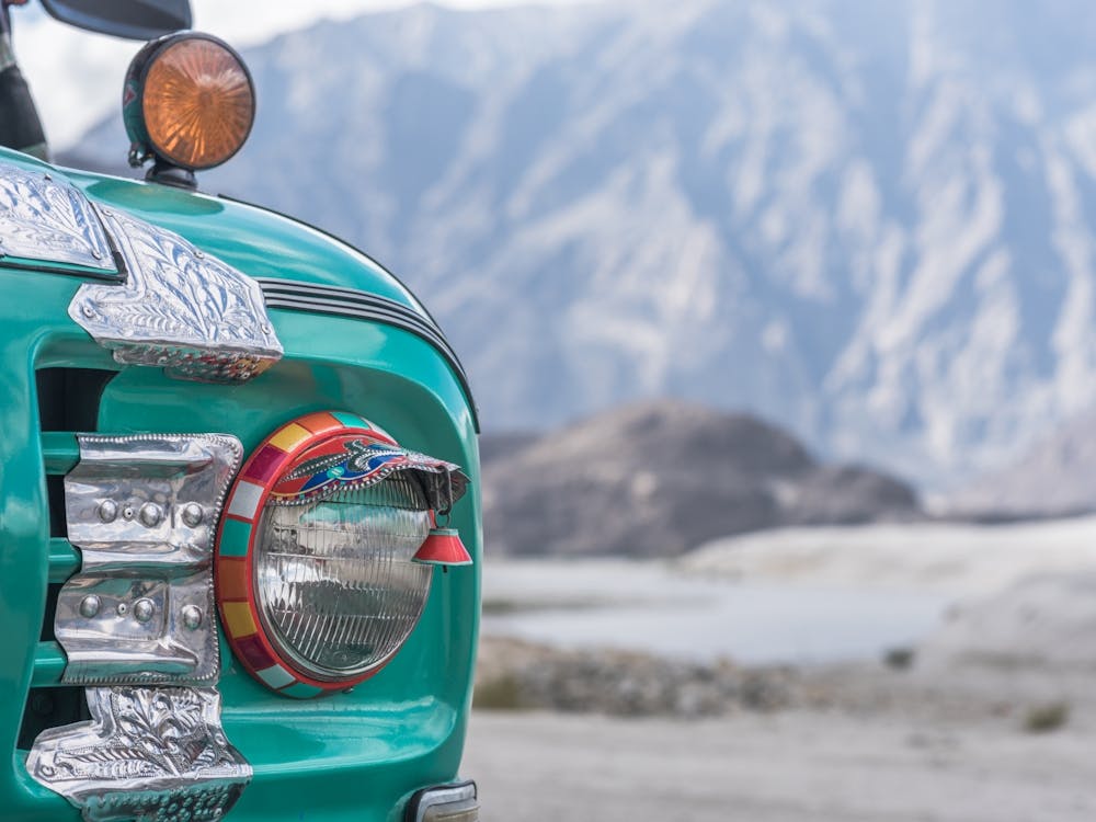 Art Truck In The Mountains