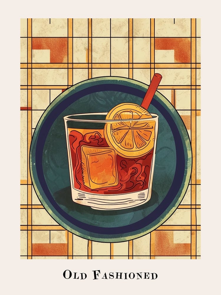 Old Fashioned Tile Poster 1