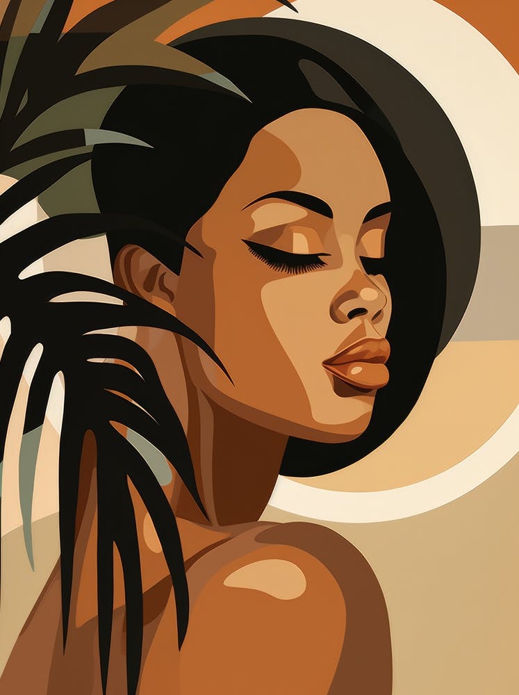 Afroamerikanische Frau 7