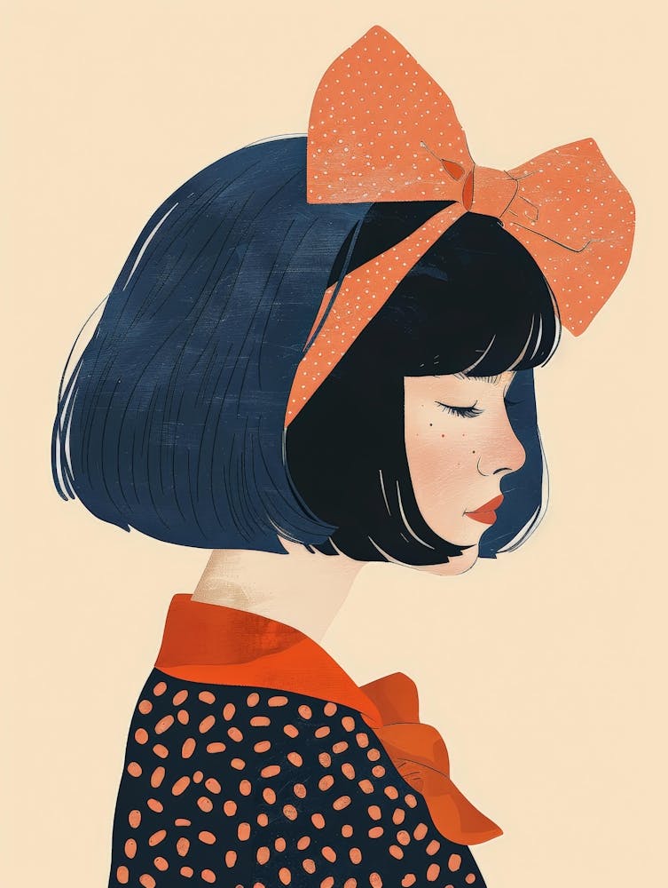 Girl With A Bow