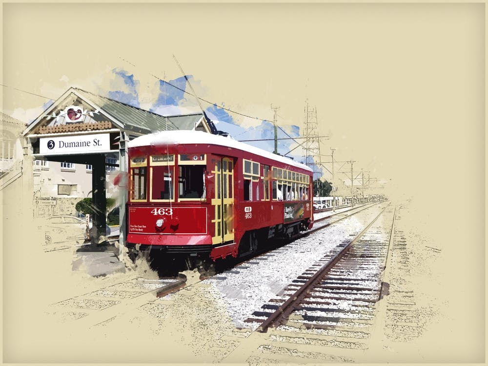 New Orleans tram.