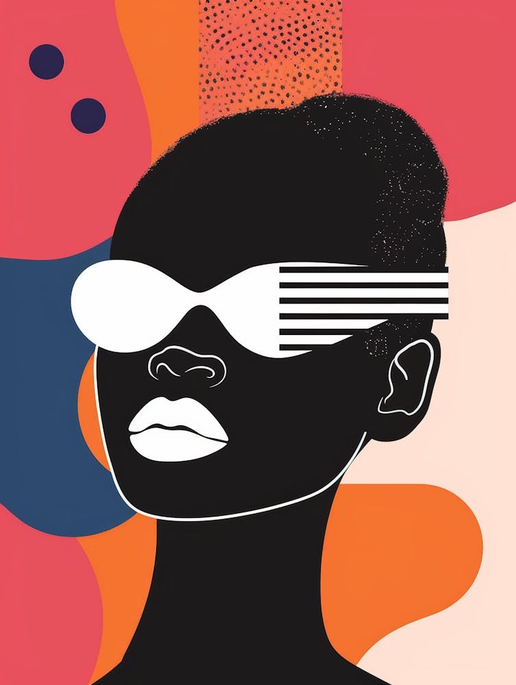 African Woman With Sunglasses 5