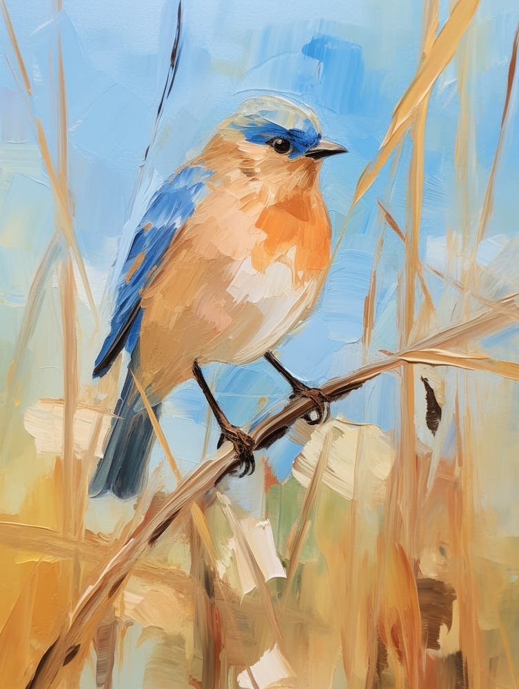 Bird Painting Bluebird 2