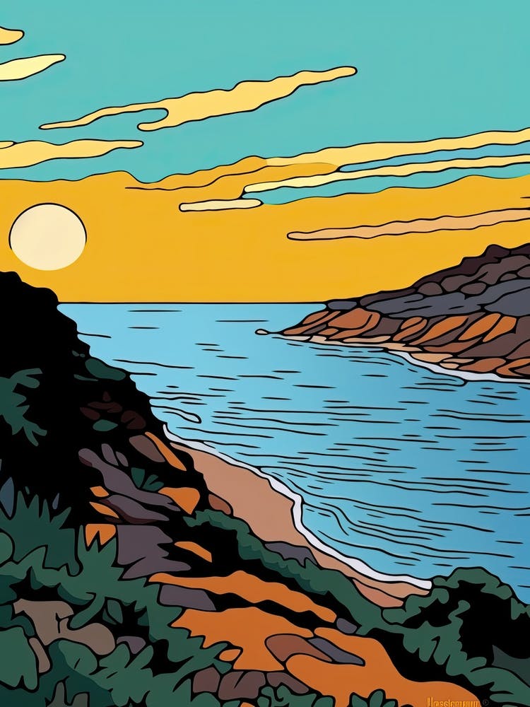 Minimal Design Style Of Big Sur California, Usa 1