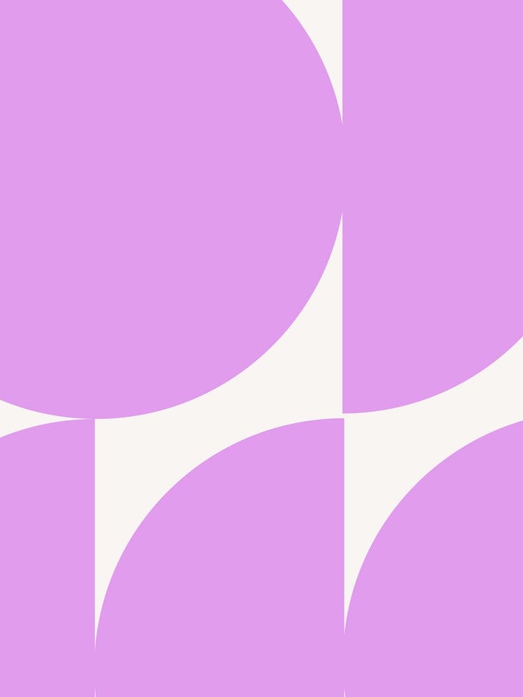 Abstract Geometric Poster Lilac