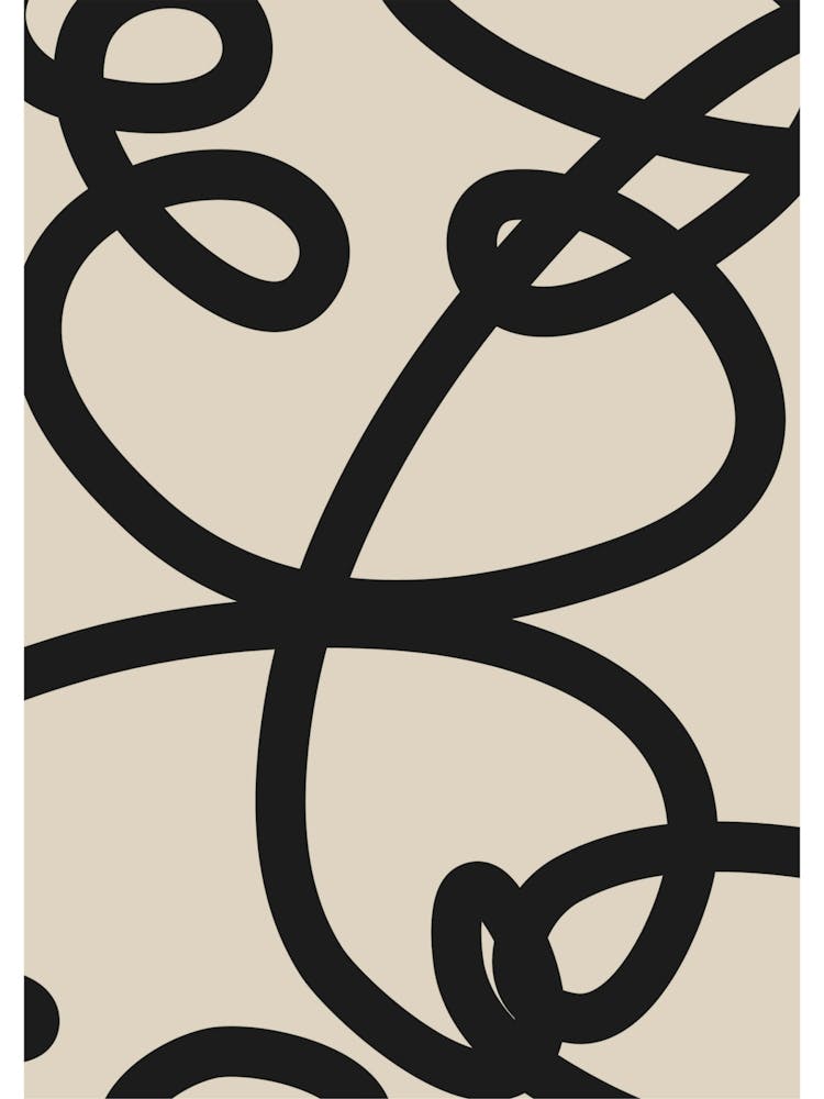 Black And White Swirls