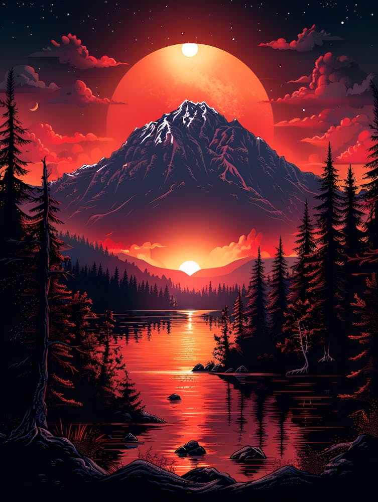 Sunset In The Mountains 8